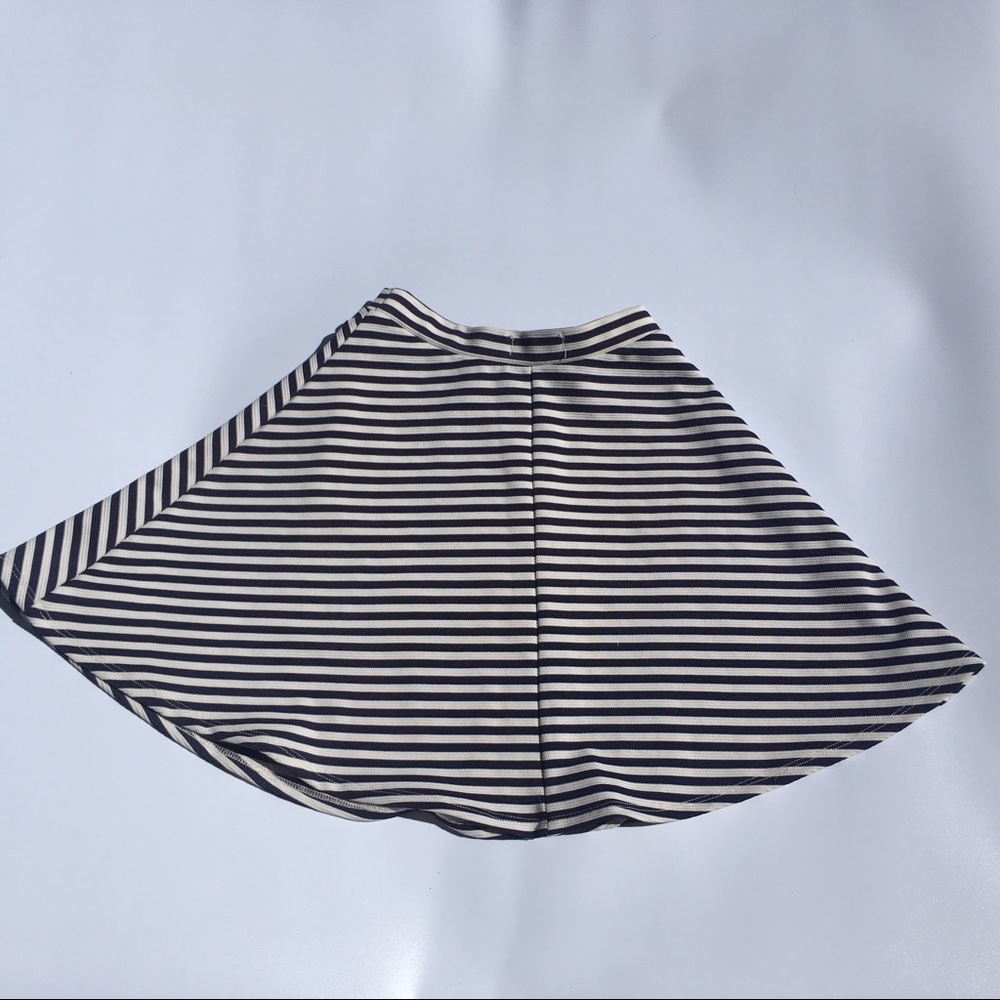 Ten Sixty Sherman Girls Skirt Striped Black& White
